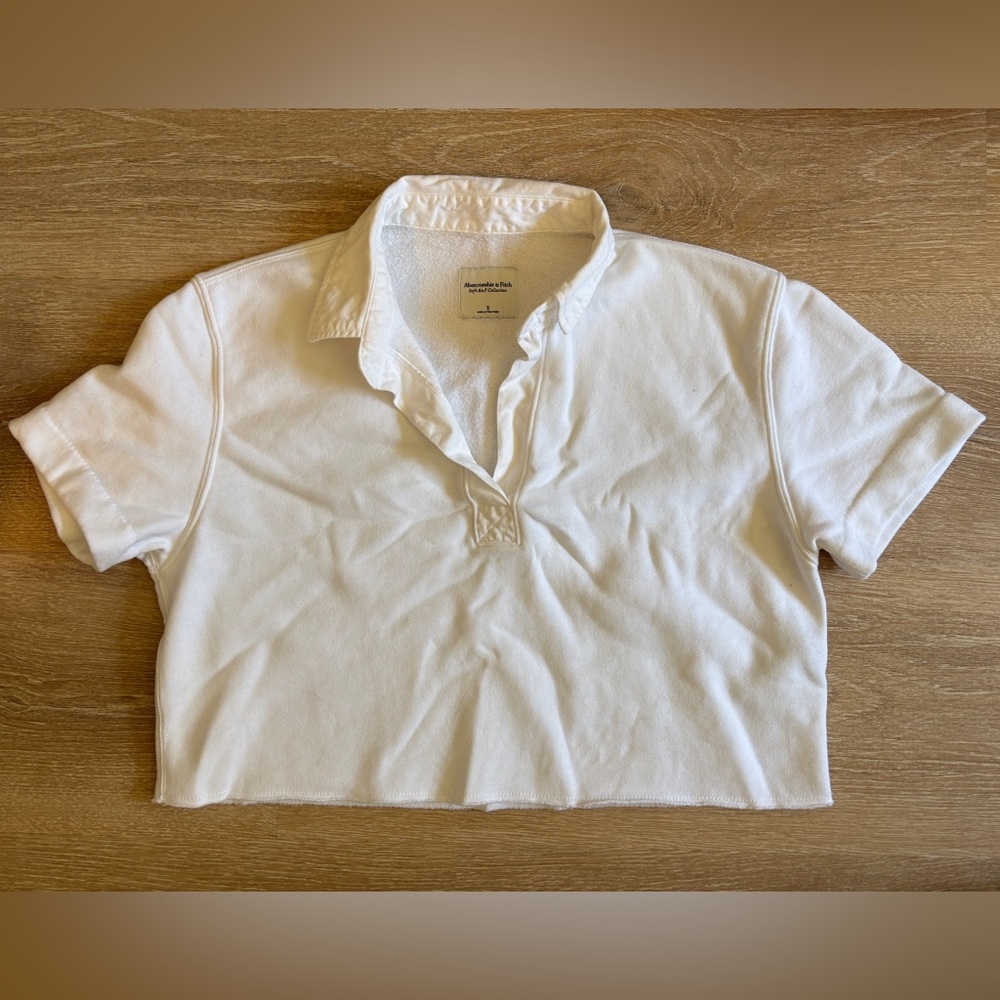 Abercrombie & Fitch Cropped Polo Top